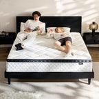 Twin Bed Mattress in a Box, 10 Inch Hybrid Mattress with Individual Pocket Spring & Memory Foam, Soft, Motion Isolation, Medium Firm Comfort for Pressure Relief, CertiPUR-US Certified