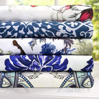 Sweet Home Collection Bed Linen Set - Full Size Sheet Sets, 1800 Supreme Collection, Extra Soft, Deep Pocket, Elastic Corner Straps, 4 Pieces, Oasis