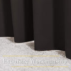 NICETOWN Blackout Toffee Brown Curtains & Drapes 90 inches Long - Grommet Thermal Insulated Blackout Drapes Light Blinds Room Darkening Window Treatments for Bedroom (2 Panels, W52 x L90)
