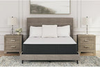 Signature Design by Ashley Limited Edition Plush 12 Inch Hybrid Mattress with Gel Memory Foam and Edge Support for Cool Sleep and Pressure Relief, Queen, Fiberglass Free, Mattress In A Box