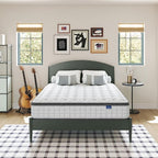 Vesgantti Twin XL Mattress, 12 Inch Hybrid XL Twin Mattress in a Box, Extra Long Pillow Top Twin Mattresses, Gel Memory Foam and Pocket Coils Innerspring Mattresses, Medium Firm Plush Feel