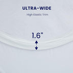 SLEEP ZONE Cooling Mattress Topper California King, Premium Zoned Cool Mattress Pad Cover, Padded Mattress Protector Breathable Washable, Deep Pocket 8-21" (White, Cal King)