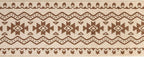 Custom Length Cut to Size Tribal Ethnic Southwestern Inspired Hallway Runner Rug, Non Slip Rubber Backed, 31 inch Wide X Customized Length, Aztec Beige, 31 inch X 6 feet