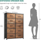YITAHOME 10 Drawer Dresser - Fabric Storage Tower, Organizer Unit for Bedroom, Living Room, Hallway, Closets