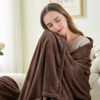 BEDELITE Fleece Blanket Twin Size Brown Throw Blankets for Couch & Bed, Luxury Plush Cozy Fuzzy Blanket 60x80 inches, Super Soft Warm Lightweight Throw Blanket for Travel Camping