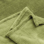 BEDELITE Fleece Blankets Queen Size Sage Green Throw Blankets for Bed, Luxury Plush Cozy Fuzzy Blanket 90x90 inches, Super Soft Warm Lightweight Throw Blanket All Seasons Suitable