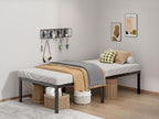 Metal Bed Frame Twin XL Size - 16 Inch Heavy-Duty Twin XL Platform Bed Frame No Box Spring Needed, Easy Assembly, Noise-Free, Sturdy Mattress Foundation, Underbed Storage Space