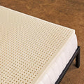 Pure Green Natural Latex Mattress Topper - Soft - 1 Inch - Twin XL Size (GOLS Certified Organic)
