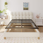 King Box Spring Bed Base 2 Inch, Low Profile Metal Box Spring King Bunkie Board 2 Inch, 3000 Lbs Max Weight Capacity Mattress Foundation, Noise-Free, Easy Assembly