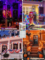 500LED Smart Color Changing Christmas Lights App Controlled, 175FT Waterproof RGB Twinkle String Light Music Sync Multiple Modes, Christmas Lights with Remote & Timer Indoor Outdoor Xmas Decorations