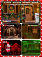 400LED Smart Color Changing Christmas Lights App Controlled, 142FT Waterproof RGB Twinkle String Light Music Sync Multiple Modes, Christmas Lights with Remote & Timer Indoor Outdoor Xmas Decorations