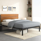 ZINUS Paul Platform Bed, Queen, Brown