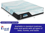 ROOST SLEEP Memory Foam Mattress, 12-Inch Full – Cool Cloud Gel Foam Bed with Plush Support, Pressure Relief & Breathable Comfort – Ideal for All Sleep Positions