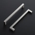 Ravinte 15 Pack Brushed Nickel Kitchen Cabinet Handles 7-1/2 Inch Cabinet Pulls Square Kitchen Hardware for Cabinet Drawer Pulls Drawer Handles Come with Screwdriver