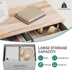 YITAHOME Dresser with 9 Drawers - Fabric Storage Tower, Organizer Unit for Room, Living Room, Hallway, Closets - Sturdy Steel Frame, Wooden Top & Easy Pull Fabric Bins (Light Gray)