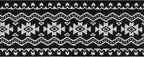Custom Length Cut to Size Tribal Ethnic Southwestern Inspired Hallway Runner Rug, Non Slip Rubber Backed, 31 inch Wide X Customized Length, Aztec Black, 31 inch X 33 feet