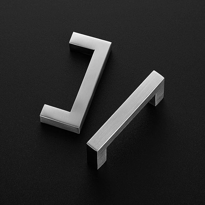 Ravinte 5 Pack Brushed Nickel Kitchen Cabinet Handles 3 Inch Cabinet Pulls Square Kitchen Hardware for Cabinet Drawer Pulls Drawer Handles Come with Screwdriver