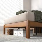 ZINUS Ellie 14 Inch Full Bamboo Platform Bed Frame, Wood Slat Support, No Box Spring Needed, Easy Assembly, Brown