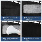 Dashboard Cover Mat Custom Fit for Nissan Altima 2019-2023 2024 2025 2026 (Without HUD) Dash Cover Nonslip Dash Mat Protector Sunshade No Glare Black (Not for 12 inch Display Screen)