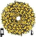 170FT 500 LED Christmas Lights Outdoor Indoor, Waterproof Christmas Tree Lights for Christmas Decorations with Timer, 8 Modes Memory Function (Warm White)