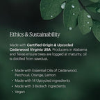 Aera Indigo - Essential Oil for Home - Crisp Apple and Cedarwood Fragrance - Notes of Citrus, Jasmine and Sandalwood- Scent Refill - Works with The Aera Diffuser