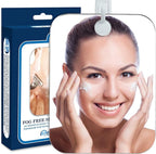 Shave Well Deluxe Anti-Fog Shaving Mirror | Fogless Hanging Bathroom Shower Mirror with Handheld Option for Men and Women | Includes Long-Lasting Removable Adhesive Hook for Wall