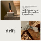Drift Wild Lavender Scented Reed Diffuser - Diffusers for Home - 60 Day Scent Life - Oil Diffuser - Essential Oil Reed Diffuser - 3.5 oz