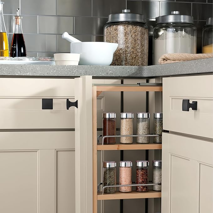khtumeware 2 Pack 12 Inch Cabinet Handles Matte Black Pulls for Drawer Cabinet Cupboard Handles