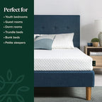 ZINUS 6 Inch Twin Cooling Essential Memory Foam Mattress [NewVersion], Fiberglass Free, Medium Feel, Breathable Cooling Layers, Certified Safe Materials