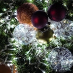 Christmas String Lights, 66FT 200 LEDs White Chritsmas Tree Lights Indoor String Lights 8 Modes with End-to-End Plug Fairy Lights Decoration for Indoor Outdoor, (Clear Wire)