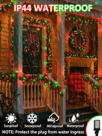 500LED Smart Color Changing Christmas Lights App Controlled, 175FT Waterproof RGB Twinkle String Light Music Sync Multiple Modes, Christmas Lights with Remote & Timer Indoor Outdoor Xmas Decorations