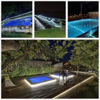 100ft Rope Lights Outdoor, Outdoor String Lights Waterproof, Decorative Lighting for Indoor/Outdoor, Garden,Backyards Halloween and Christmas Decoration, Landscape Lighting