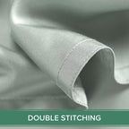 California King Sheets by Pure Bamboo, Genuine 100% Organic Viscose Derived from Bamboo Bed Sheet Set, Soft & Cooling, Double Stitching, Lifetime Quality Promise (California King, Sea Glass)