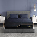 EGOHOME 14 Inch California King Memory Foam Mattress for Back Pain, Cooling Copper Gel Bed in a Box, Foam Made in USA, CertiPUR-US Certified, Therapeutic Medium Firm, 72x84x14 Black