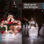USB LED Fairy String Light, 1 Pack Copper Wire Fairy Lights for Indoor, Bedroom Festival Christmas Wedding Party Patio Decorative Window with USB Interface (33ft./10M,Cool White)