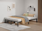 Metal Bed Frame Queen Size - 12 Inch Heavy-Duty Queen Platform Bed Frame No Box Spring Needed, Easy Assembly, Noise-Free, Sturdy Mattress Foundation, Underbed Storage Space
