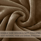 Soft King Size Blanket for All Season Warm Fuzzy Microplush Lightweight Thermal Fleece Summer Autumn Fall Winter Spring Blankets for King Calking Bed Couch Sofa,90x108 Inches,Taupe
