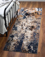 Keen Home Design Area Runner Rugs - 2x12 Non-Shedding, Abstract Runner for Kitchen, Living Room, Bedroom, Dining Room, Entryway - Size: 2'8" x 11'11", Multi