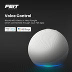 Feit Electric BR30 Smart LED Light Bulbs, 65W Equivalent, Dimmable, Color Changing, Tunable White, 650 Lumens, 2.4GHz Wi-Fi, Alexa/Google Home Enabled Track Lighting, BR30/RGBW/CA/AG/RP/6, 6 Pack