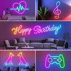 AILBTON 150FT Led Neon Rope Lights Control with App/Remote,Flexible Led Rope Light,Multiple Modes,IP65 Outdoor RGB Lights Waterproof,Music Sync Gaming Led Neon Strip Light for Bedroom Decor
