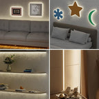 PAUTIX COB LED Strip Light 16.4ft,Engineering Level UL Listed Natural White 4000K,CRI93+ Super Bright High Lumen,Dimmable 24V Flexible LED Tape Light with RF Remote,for Home&Office Decor DIY Lighting