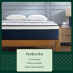 ZINUS 10 Inch Comfort Support Hybrid Mattress [New Version], Queen, Fiberglass Free, Medium Plush, Motion Isolation, Certified Safe Foams & Fabric, Mattress in A Box