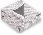 Subrtex Cover for Mattress Topper Queen Size 3 Inch (Only Cover) Mattress Topper Protector Bedding Removable Encasement with Zipper Closure