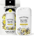 Poo-Pourri Before-You-Go Pocket Toilet Spray, Travel Essentials, Original Citrus, 1 Fl Oz, Up to 50 Uses, On-The-Go Bathroom Odor Deodorizer with Essential Oils, TSA Approved Size, Lemon Bergamot