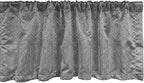 Ambesonne Aztec Window Valance, Pattern of Symmetric Tribal Inspired Streaks and Motifs in Greyscale Tones, Curtain Valance for Kitchen Bedroom Decor with Rod Pocket, 42" x 18", Pale Grey and Dimgray
