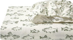 Eddie Bauer - Full Sheets, Cotton Flannel Bedding Set, Brushed For Extra Softness, Cozy Home Decor (School of Fish, Full)