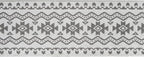 Custom Size Southwestern Style Runner Rug Mat for Wide Hallway Entryway Kitchen Laundry Room with Slip Resistant Latex Rubber Backing, Aztec Light Grey, 31 inch X 15 feet