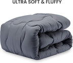 SLEEP ZONE Twin XL Mattress Topper for College Dorm Cooling Mattress Pad Cover Fluffy Down Alternative Bed Topper 8-21 Inch Deep Pocket, Twin XL