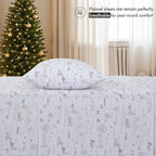 RUVANTI Flannel Sheets Full Size - 100% Cotton Double Brushed Bed Sheets Set, Deep Pockets 16 Inches, All Seasons Breathable & Extra Soft Full Sheets, Warm & Cozy, 4 Piece, Rustic Homestead