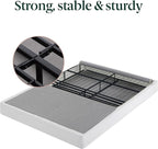 Zinus Jayanna 9 Inch High Profile BiFold Box Spring / Folding Mattress Foundation / Strong Steel Structure / No Assembly Required, Full